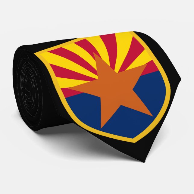 Corbata Bandera de Arizona (Enrollado)