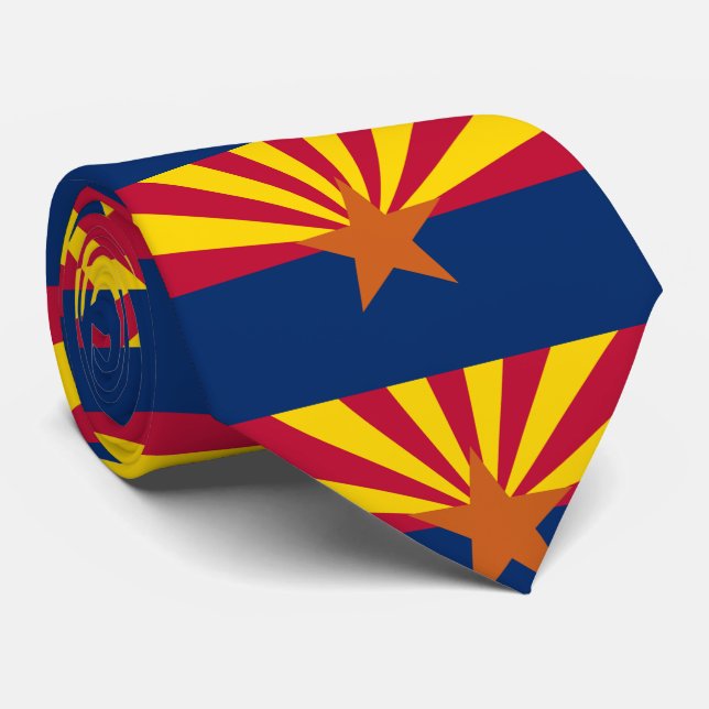Corbata Bandera de Arizona (Enrollado)
