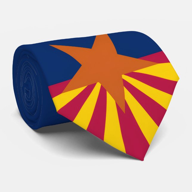 Corbata Bandera de Arizona (Enrollado)