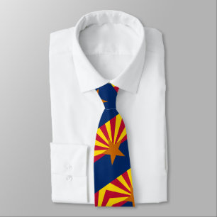 Corbata Bandera de Arizona y viajes de negocios y deportes
