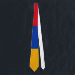 Corbata Bandera de Armenia<br><div class="desc">Bandera Patriótica de Armenia. Grandes ideas de regalo con la bandera armenia,  impresionantes recuerdos armenios y otra gran mercancía con la bandera armenia.</div>
