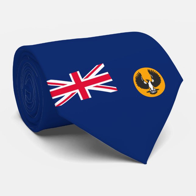 Corbata Bandera de Australia del Sur (Estado de Australia) (Enrollado)