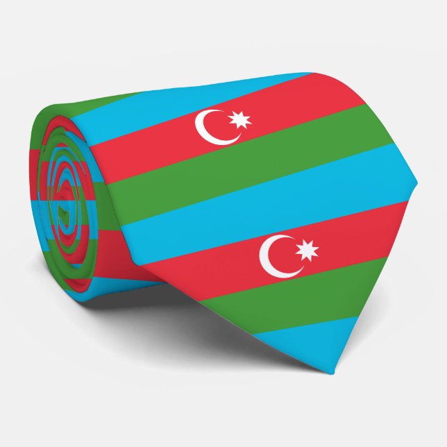 Corbata Bandera de Azerbaiyán (Enrollado)