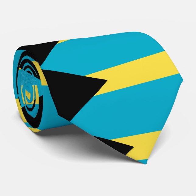 Corbata Bandera de Bahamas (Enrollado)