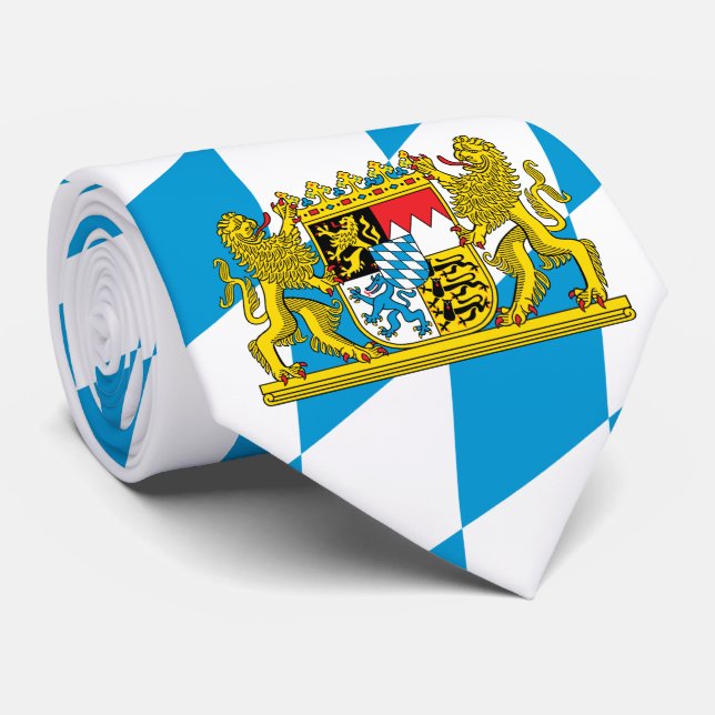 Corbata Bandera de Baviera (Enrollado)
