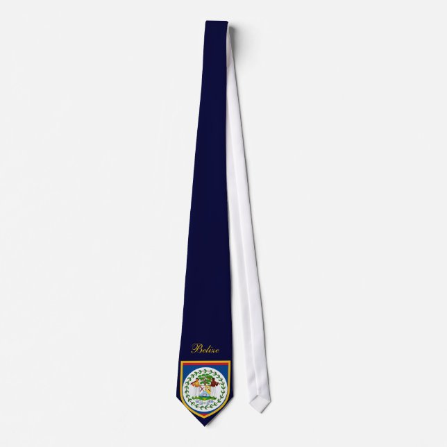 Corbata Bandera de Belice (Anverso)