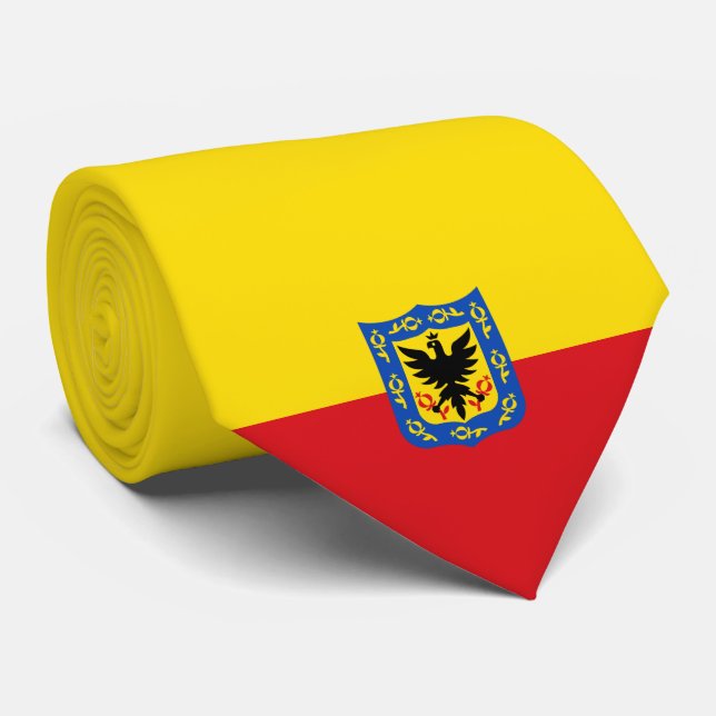 Corbata Bandera de Bogotá (Enrollado)