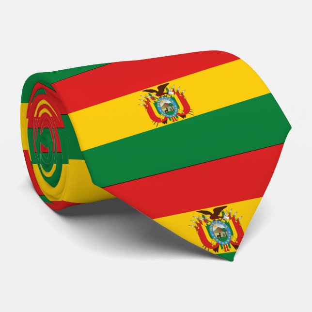 Corbata Bandera de Bolivia (Enrollado)