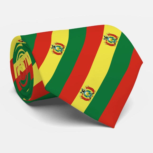 Corbata Bandera de Bolivia (Enrollado)
