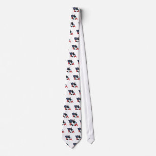 Corbata Bandera de Boston Terrier
