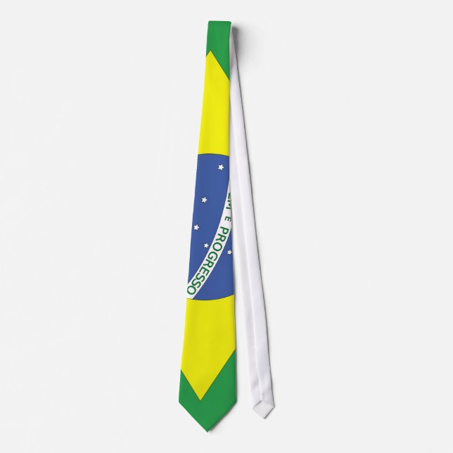 Corbata Bandera de Brasil (Anverso)