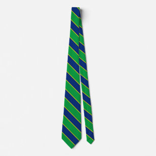 Corbata Bandera de Brasil elegante