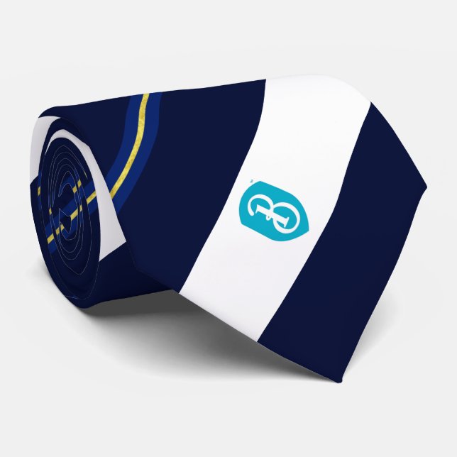 Corbata Bandera de Bristol (Tennessee) (Enrollado)
