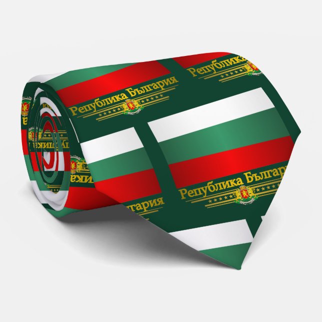 Corbata Bandera de Bulgaria (Enrollado)
