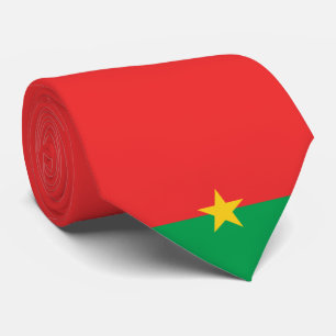 Corbata Bandera de Burkina Faso