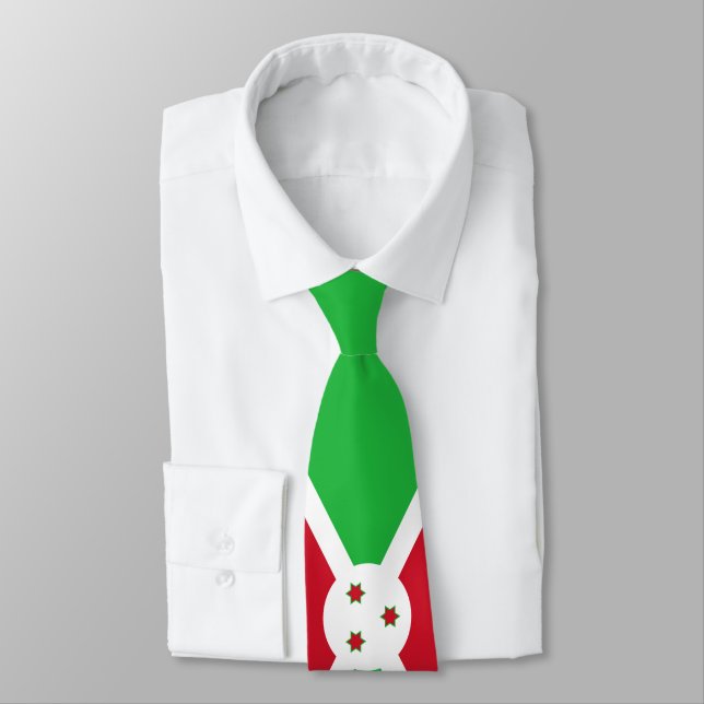 Corbata Bandera de Burundi (Atado)