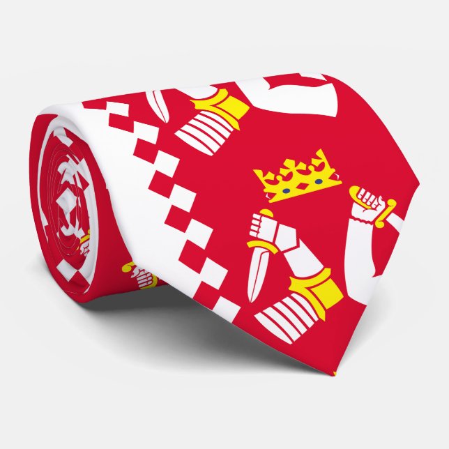 Corbata Bandera de Carelia del Norte (Enrollado)