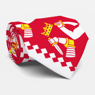 Corbata Bandera de Carelia del Norte