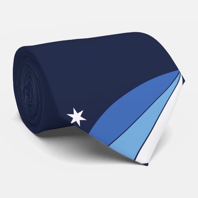 Corbata Bandera de Columbia (Carolina del Sur) (Enrollado)