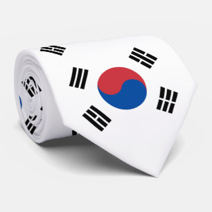 Corbata Bandera de Corea del Sur