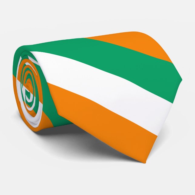 Corbata Bandera de Costa de Marfil (Enrollado)