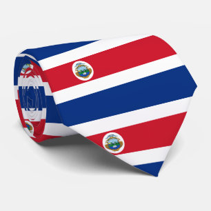 Corbata Bandera de Costa Rica