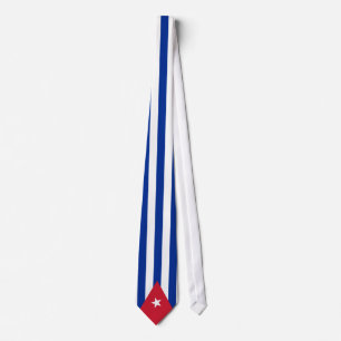 Corbata Bandera de Cuba