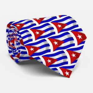 Corbata Bandera de Cuba