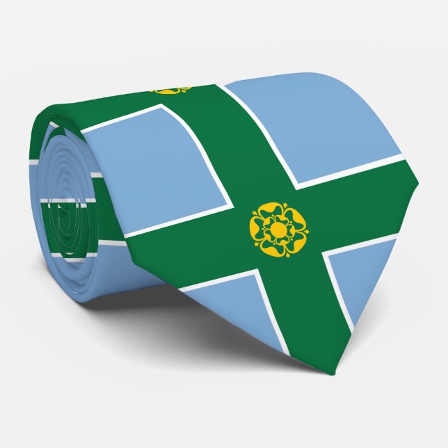 Corbata Bandera de Derbyshire (Enrollado)
