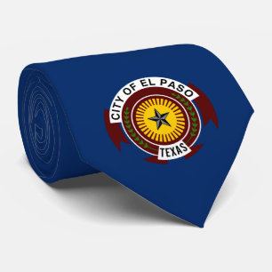 Corbata Bandera de El Paso (Texas)