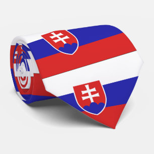 Corbata Bandera de Eslovaquia