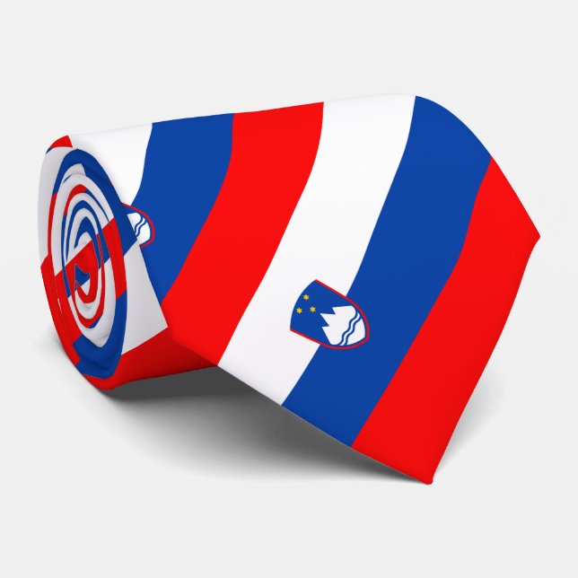 Corbata Bandera de Eslovenia (Enrollado)