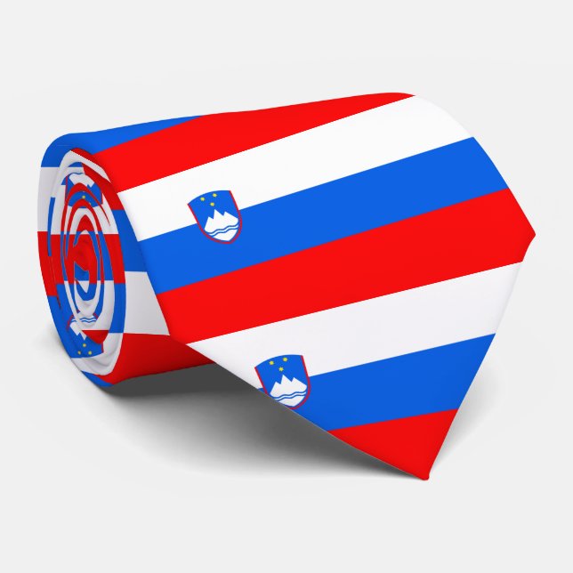 Corbata Bandera de Eslovenia (Enrollado)