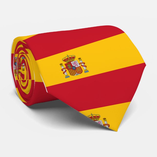 Corbata Bandera de España (Enrollado)