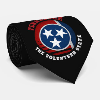 CORBATA BANDERA DE ESTADO VOLUNTARIO DE TENNESSEE