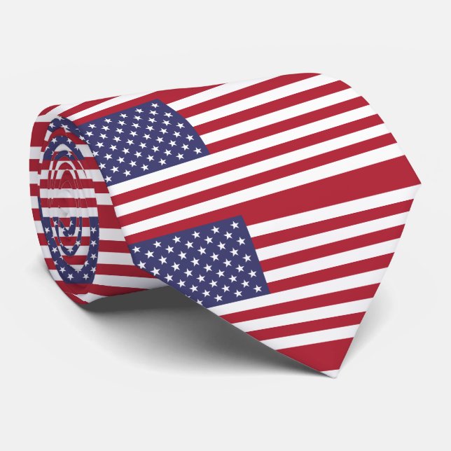 Corbata Bandera de Estados Unidos (Enrollado)