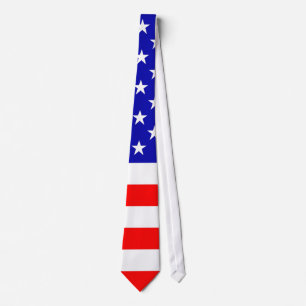 Corbata Bandera de Estados Unidos Art Deco #2