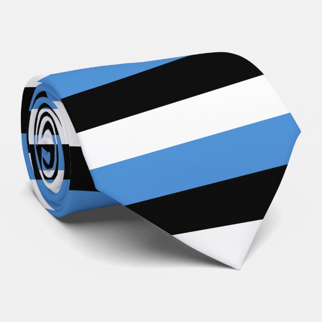 Corbata Bandera de Estonia (Enrollado)