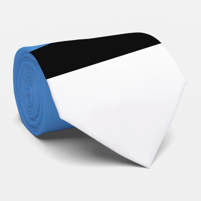 Corbata Bandera de Estonia (Enrollado)