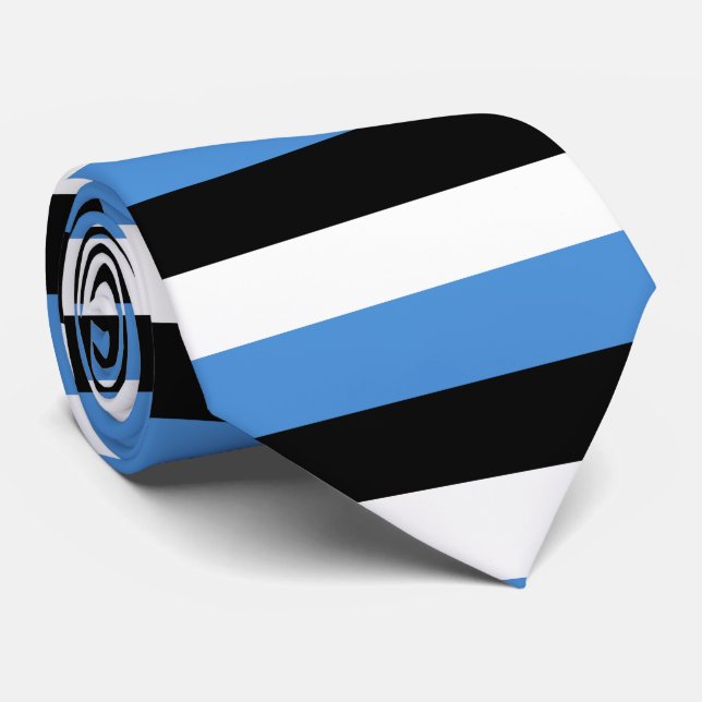 Corbata Bandera de Estonia (Enrollado)