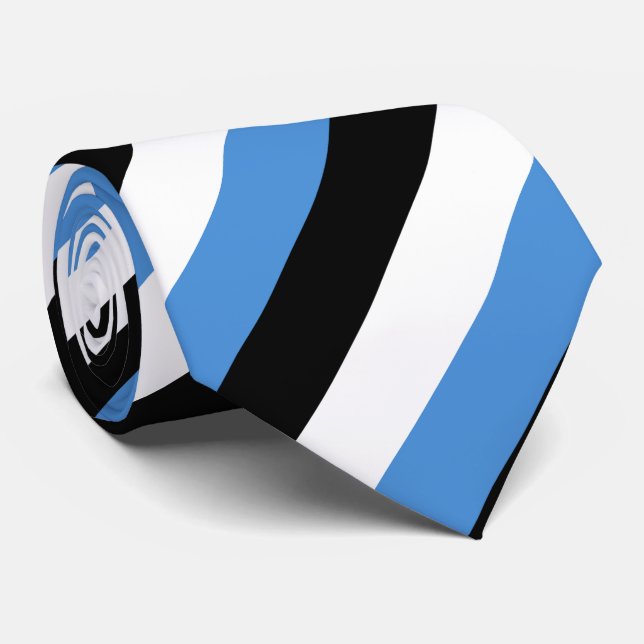 Corbata Bandera de Estonia (Enrollado)