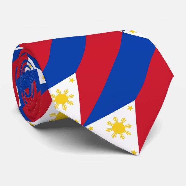 Corbata Bandera de Filipinas (Enrollado)
