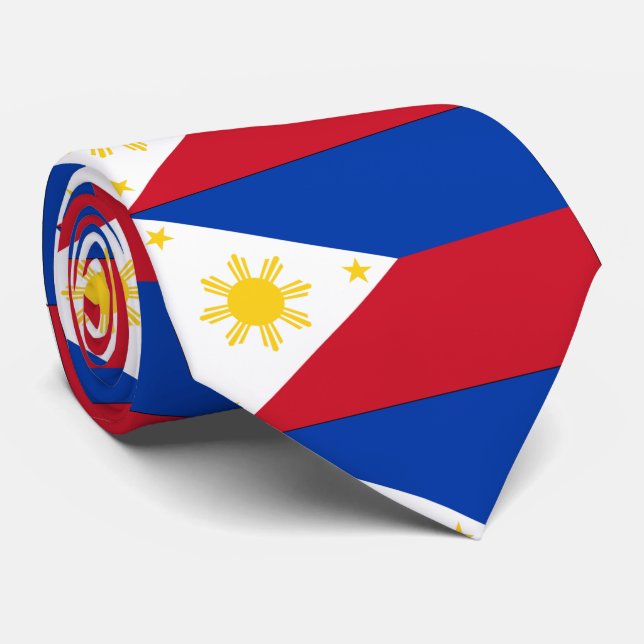 Corbata Bandera de Filipinas (Enrollado)
