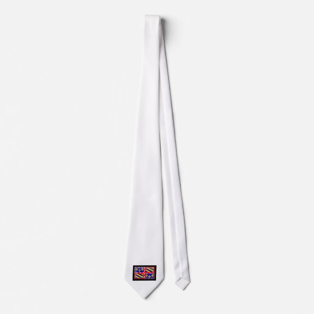 Corbata Bandera de Francia-Borgoña (Anverso)