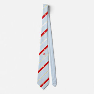 Corbata Bandera de franjas de Hong Kong