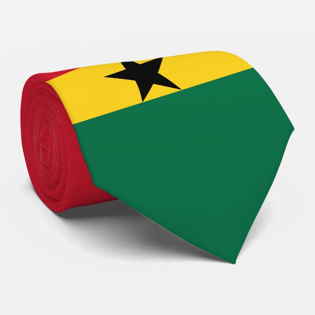 Corbata Bandera de Ghana (Enrollado)