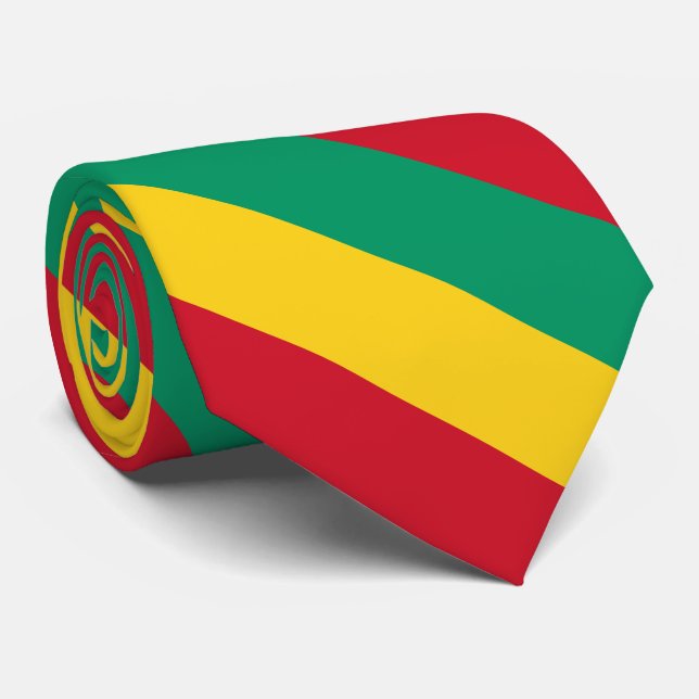 Corbata Bandera de Guinea (Enrollado)