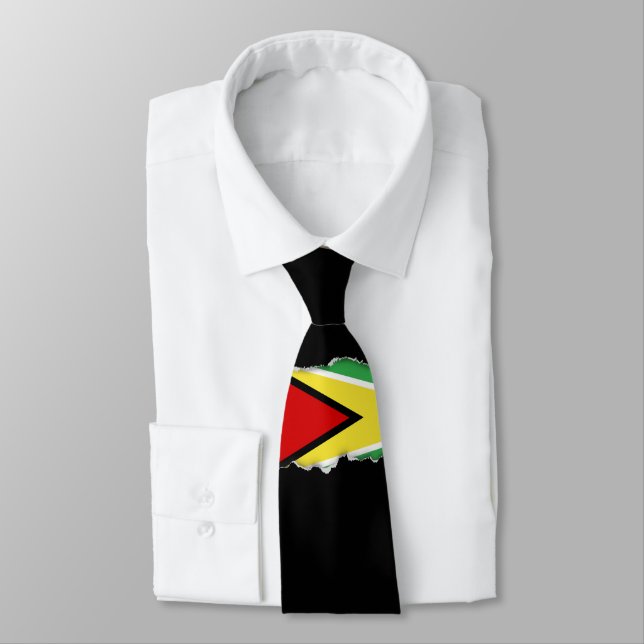 Corbata Bandera de Guyana (Atado)