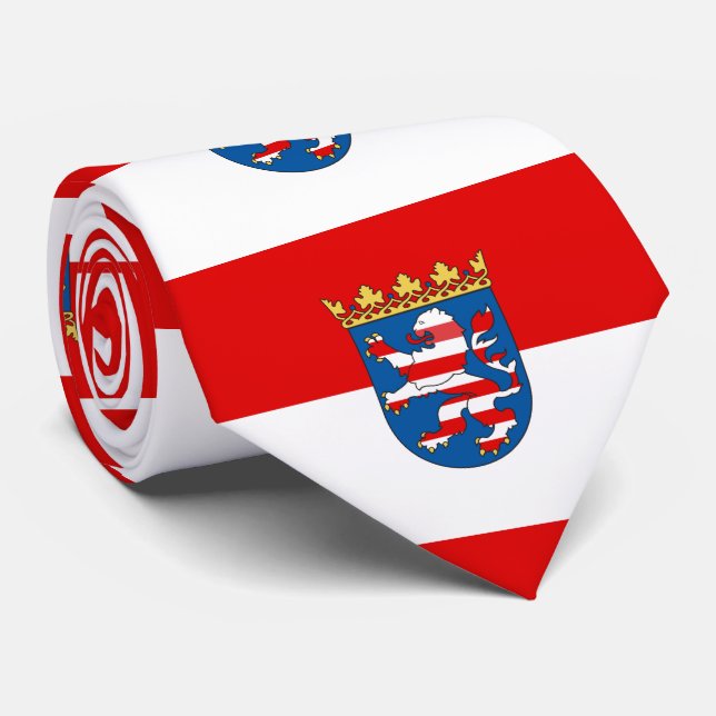 Corbata Bandera de Hesse Tie (Enrollado)