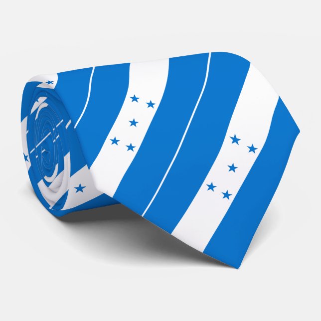 Corbata Bandera de Honduras (Enrollado)